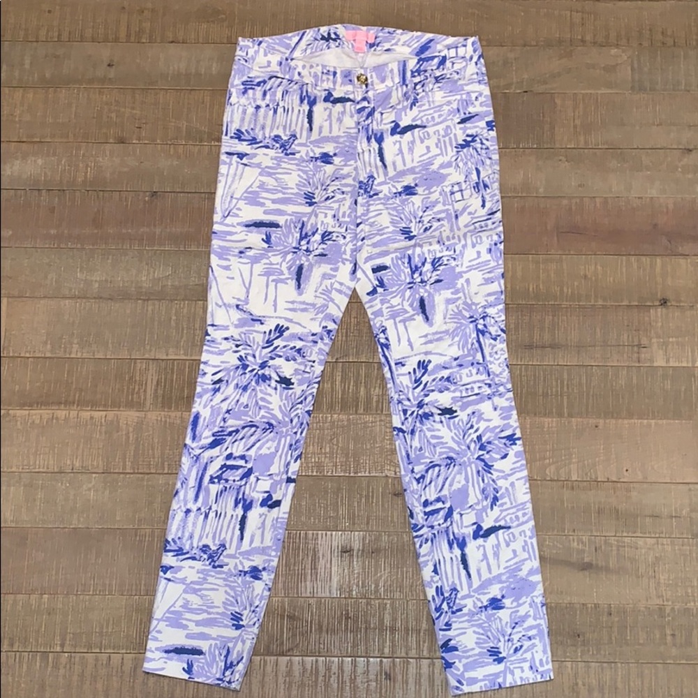 Lilly Pulitzer Kelly Skinny Ankle Pants Size 2